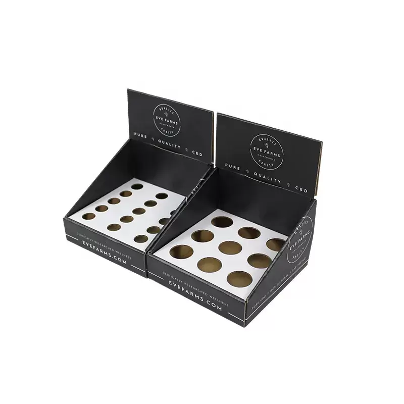 印刷された段ボール製ディスプレイボックス