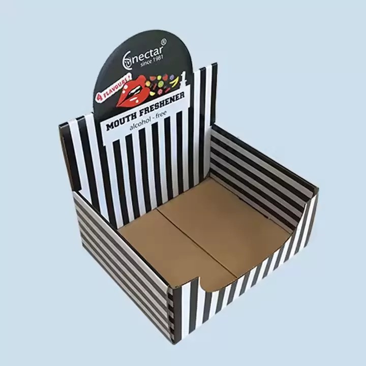 段ボール製のディスプレイボックス 段ボール製のディスプレイボックス