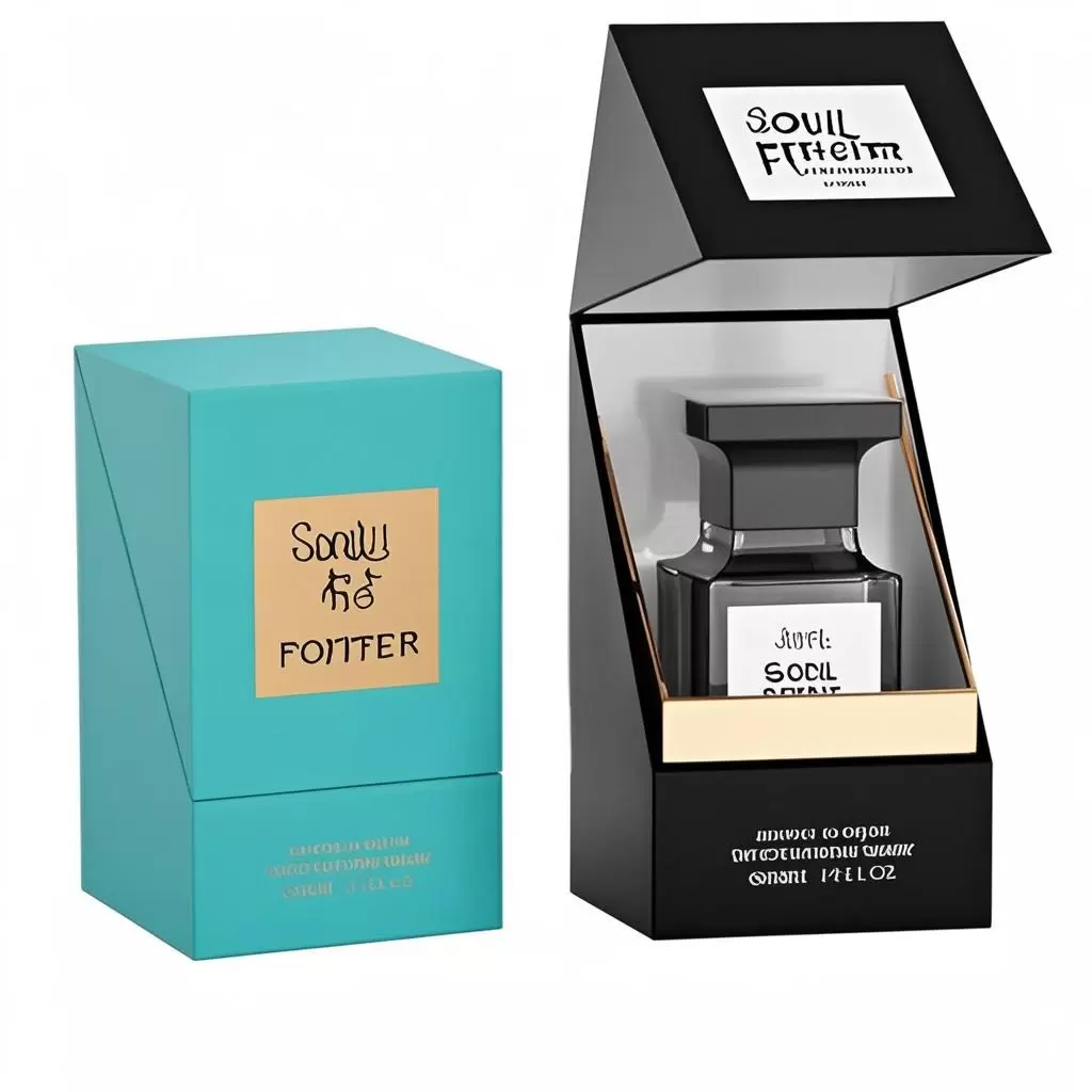 段ボール製の香水箱