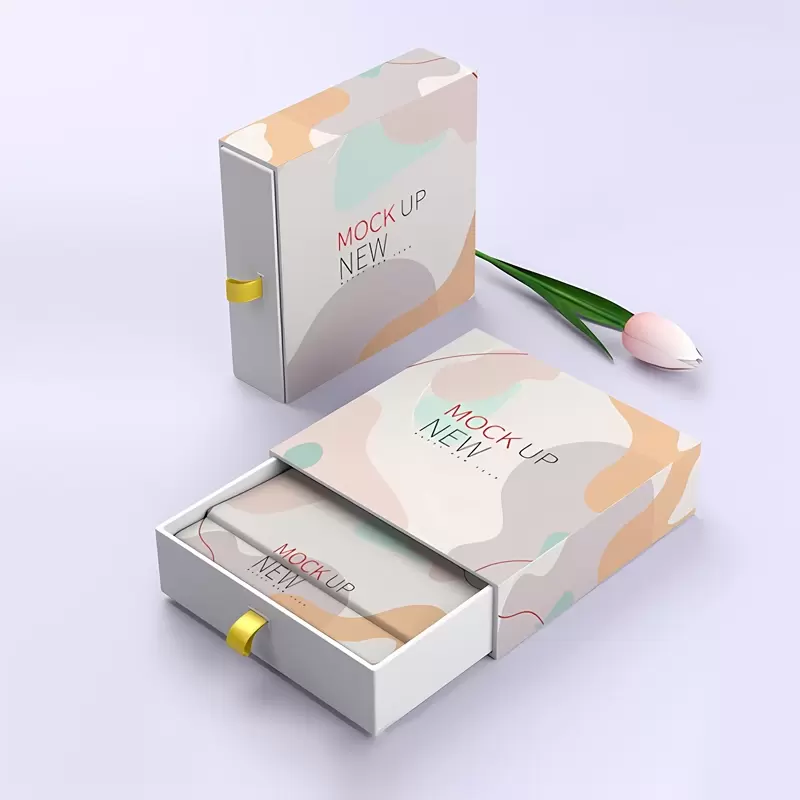 段ボール製引き出しギフトボックス