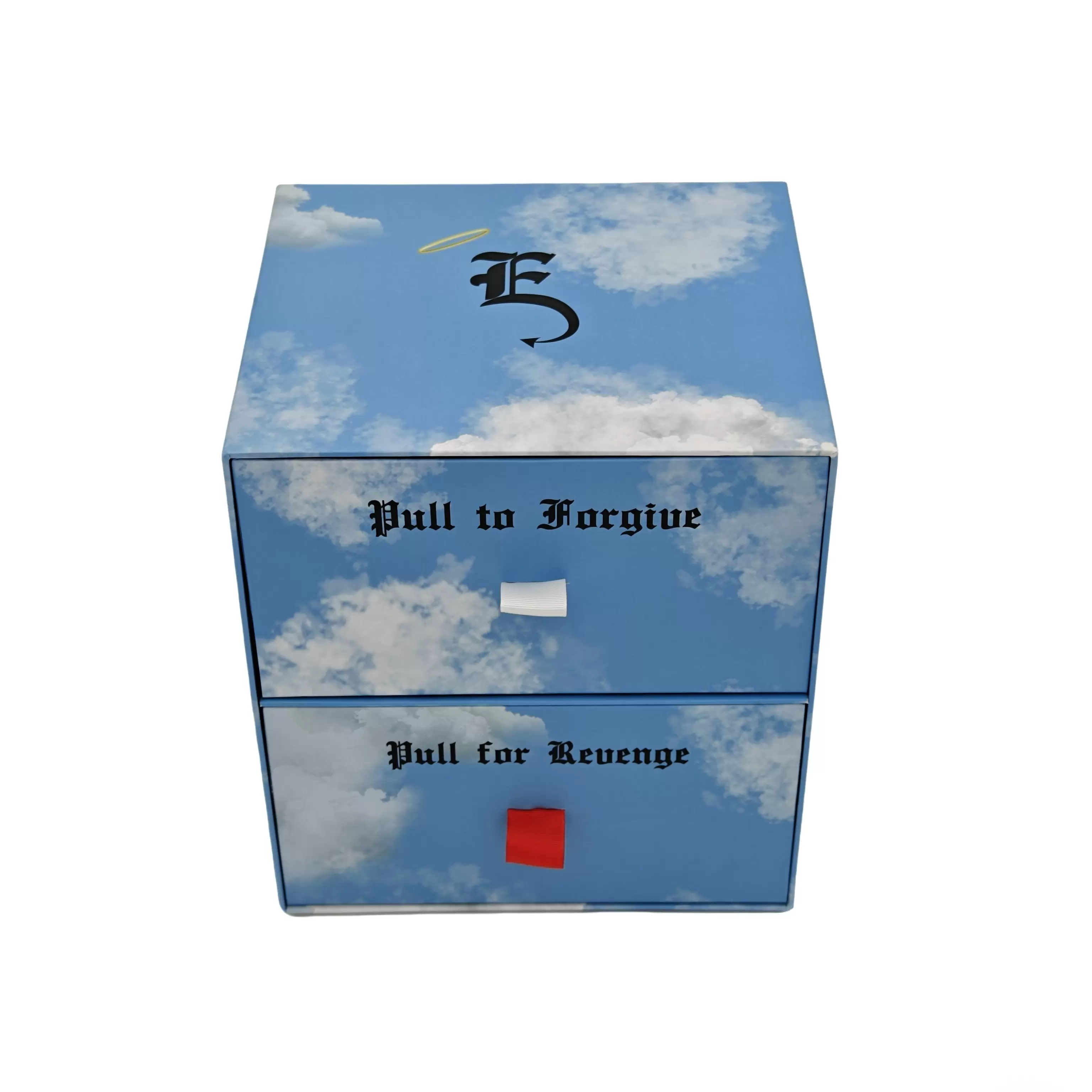 引き出し付き箱の梱包