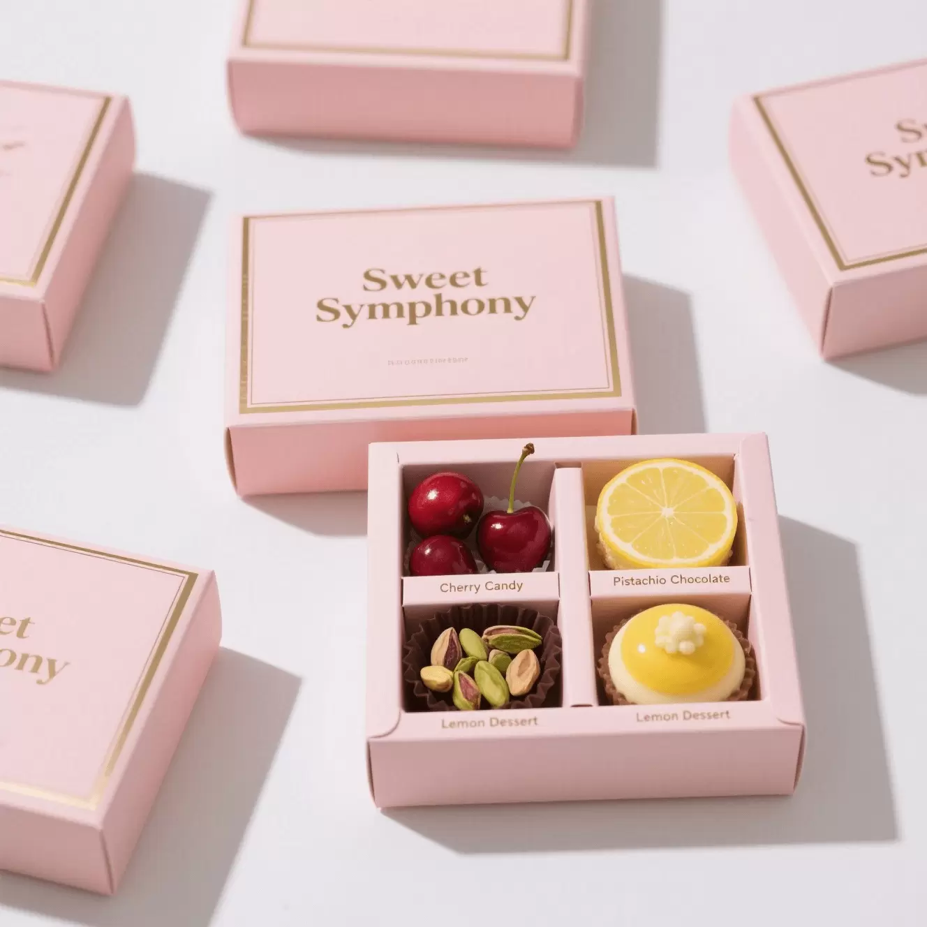 チョコレートの包装箱